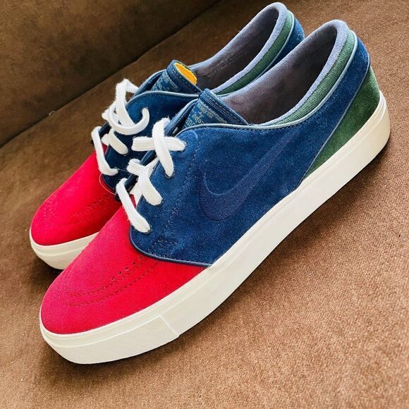 NIKE SB ZOOM STEFAN JANOSKI SKATE SHOES LUCID OBSIDIAN MENS 9 819742 SAMPLE TAG - Picture 3 of 6